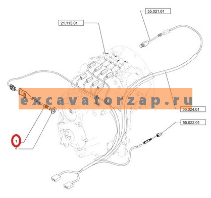 Запчасти для New Holland b90, b110, b115