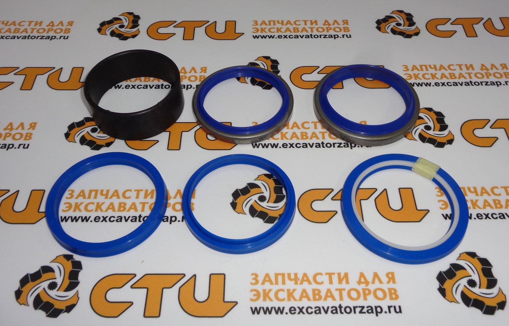 Ремкомплект AH149814 (AHC13278, AHC16683) (World Gasket, Италия) штока гидроцилиндра стрелы, ковша экскаватора погрузчика  John Deere 315SK,325 J/K