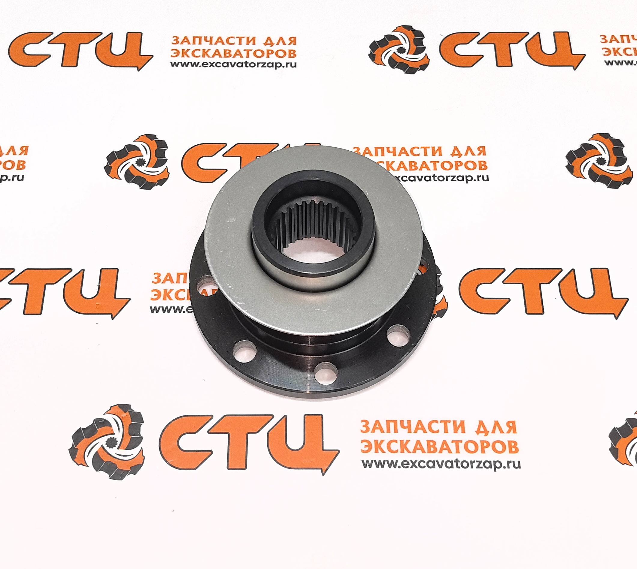 Фланец (хвостовик) ZTAM-00036 переднего моста экскаватора HYUNDAI R140W-7